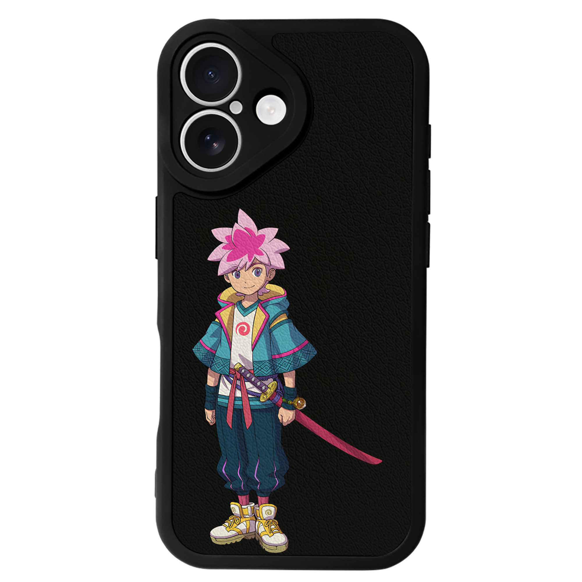 （画像用） 妖怪ウォッチ Yo-kai Watch 【iPhone 16シリーズ対応】シリコンスマホケース（レザー調） 材質：シリコン